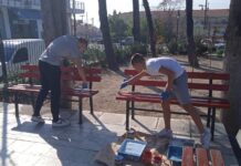 Ωραιόκαστρο: Μαθητές του 3ου Γυμνασίου καλλωπίζουν μόνοι τους το σχολείο τους