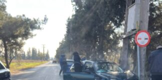 Τροχαίο τώρα στο Ωραιόκαστρο