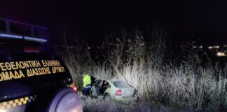ΠΡΙΝ ΛΙΓΟ Τροχαίο με απεγκλωβισμό – Συνδρομή της Εθ.Ελ.Ο.Δ Δρυμού