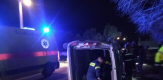 Ωραιόκαστρο: Τροχαίο με τραυματισμό και απεγκλωβισμό απο την Εθ.Ελ.Ο.Δ Δρυμού
