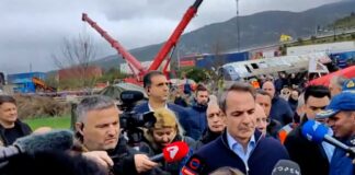 Μητσοτάκης απο το σημείο της εθνικής τραγωδίας: Εγγυώμαι ότι θα μάθουμε τα αίτια