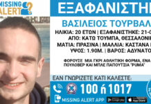 Εξαφάνιση 20χρονου στη Θεσσαλονίκη