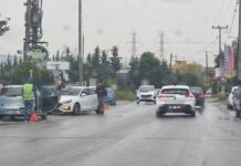 Τροχαίο τώρα στο Ωραιόκαστρο