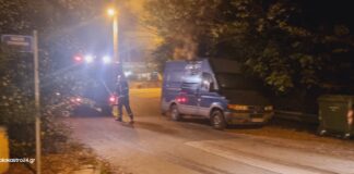 ΤΩΡΑ: Φωτιά σε φορτηγάκι στο Ωραιόκαστρο, βίντεο