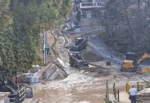 Προσοχή!! Γεμάτος λάσπες κεντρικός δρόμος στο Ωραιόκαστρο