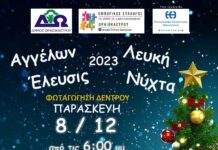 Λευκή Νύχτα και φωταγώγηση δέντρου στο Ωραιόκαστρο