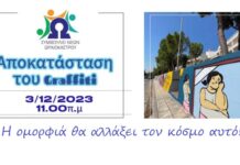 Τι κι αν βανδάλισαν τα γκράφιτι; Τα ξανά φτιάχνει το Συμβούλιο Νέων Ωραιοκάστρου