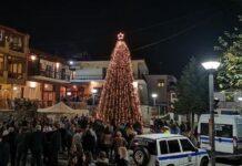 Ανάβει αύριο στον Ταξιάρχη Χαλκιδικής το πρώτο Χριστουγεννιάτικο δέντρο της Ελλάδας