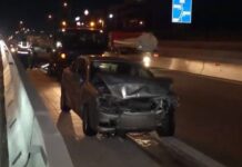Θεσσαλονίκη: Αυτοκίνητο μπήκε στο αντίθετο ρεύμα στην περιφερειακή οδό και συγκρούστηκε μετωπικά