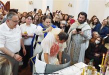 Τρεις Κινέζοι βαπτίστηκαν την Κυριακή των Βαΐων στην Ιερά Μονή Αγίων Νηπίων
