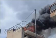 ΤΩΡΑ Φωτιά σε ρετιρέ στη Δ. Θεσσαλονίκη, βίντεο