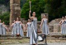 Τελετή υποδοχής της Ολυμπιακής Φλόγας στο Δήμο Θεσσαλονίκης