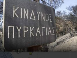 Υψηλός κίνδυνος πυρκαγιάς τη Δευτέρα σε Θεσσαλονίκη και Χαλκιδική