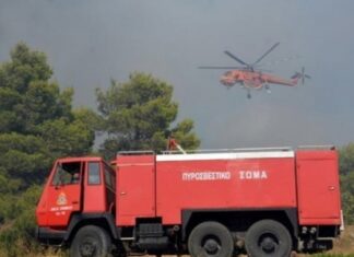 Φωτιά τώρα στο Δ. Ωραιοκάστρου : Ήχησε το 112, ισχυρές δυνάμεις και εναέρια μέσα στο σημείο