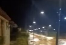 Χαλκιδική: Ποτάμια έγιναν οι δρόμοι σε Πορταριά και Νέα Μουδανιά (βίντεο)