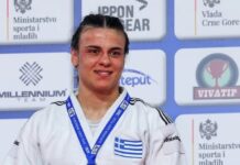 Τελτσίδου: “Ασημένια” στο Ευρωπαϊκό Τζούντο της Ποντγκόριτσα
