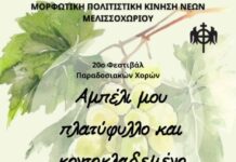 Το Μελισσοχώρι χορεύει! 20ο Φεστιβάλ Παραδοσιακών Χορών στο Ωραιόκαστρο