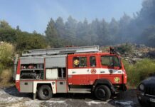 Υπό Έλεγχο η Πυρκαγιά στο Μεσαίο Ωραιοκάστρου – Μάχη με τους Ισχυρούς Ανέμους