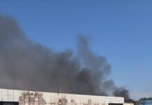Φωτιά σε Συνεργείο Αυτοκινήτων στα Λαγυνά Θεσσαλονίκης, βίντεο