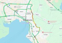 Μεγάλο Μποτιλιάρισμα στον Περιφερειακό Θεσσαλονίκης από Καραμπόλα – Χάρτης Κίνησης