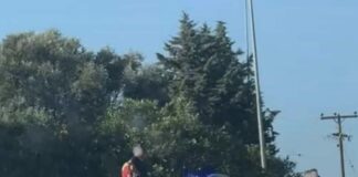 ΤΩΡΑ Τροχαίο στο Ωραιόκαστρο στη «Στροφή του Τρελού», βίντεο
