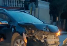 Τροχαίο ατύχημα ΤΩΡΑ στο Ωραιοκάστρου – Εμπλοκή δύο οχημάτων, ανάμεσά τους ταξί
