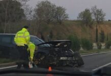 ΤΩΡΑ Τροχαίο στο Ωραιόκαστρο