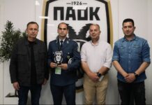 Ο ΠΑΟΚ τίμησε τους ήρωες αστυνομικούς του Ωραιοκάστρου στο γήπεδο της Τούμπας