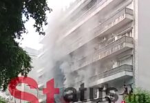 ΤΩΡΑ Φωτιά σε διαμέρισμα στη Θεσσαλονίκη, βίντεο