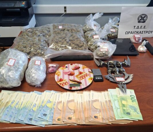 Εξάρθρωση εγκληματικής οργάνωσης στο Ωραιόκαστρο: Μεγάλη επιχείρηση της Ασφάλειας με συλλήψεις για κοκαΐνη και κάνναβη