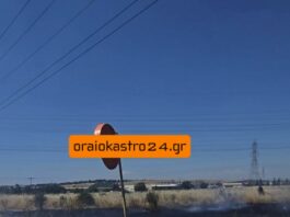Φωτιά τώρα στο Ωραιόκαστρο, βίντεο