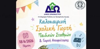 Δήμος Ωραιοκάστρου: Καλοκαιρινή σχολική γιορτή των Παιδικών Σταθμών και Γιορτή Αποφοίτησης