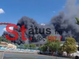 Δραματική εξέλιξη στο Καλοχώρι: Η φωτιά μπήκε μέσα σε βιοτεχνία – Στη μάχη ελικόπτερο, drones και ισχυρές δυνάμεις, βίντεο