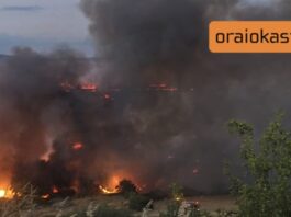 Ωραιόκαστρο φωτιά: εκκενώνονται τώρα η περιοχή Φιλοθέη Καίγονται εργοστάσια