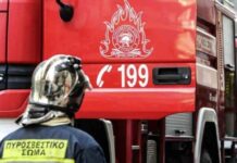 Σε ύφεση η πυρκαγιά στο Περιβολάκι Λαγκαδά – Παραμένουν ισχυρές δυνάμεις της Πυροσβεστικής