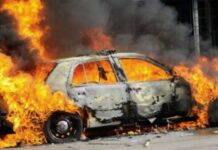 Φωτιά σε αυτοκίνητο στο Ωραιόκαστρο: Άμεση επέμβαση της Πυροσβεστικής
