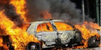 Φωτιά σε αυτοκίνητο στο Ωραιόκαστρο: Άμεση επέμβαση της Πυροσβεστικής